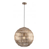 Mercator-Sutton Bronze Pendant - Bronze Iron Shape Strip Shade 